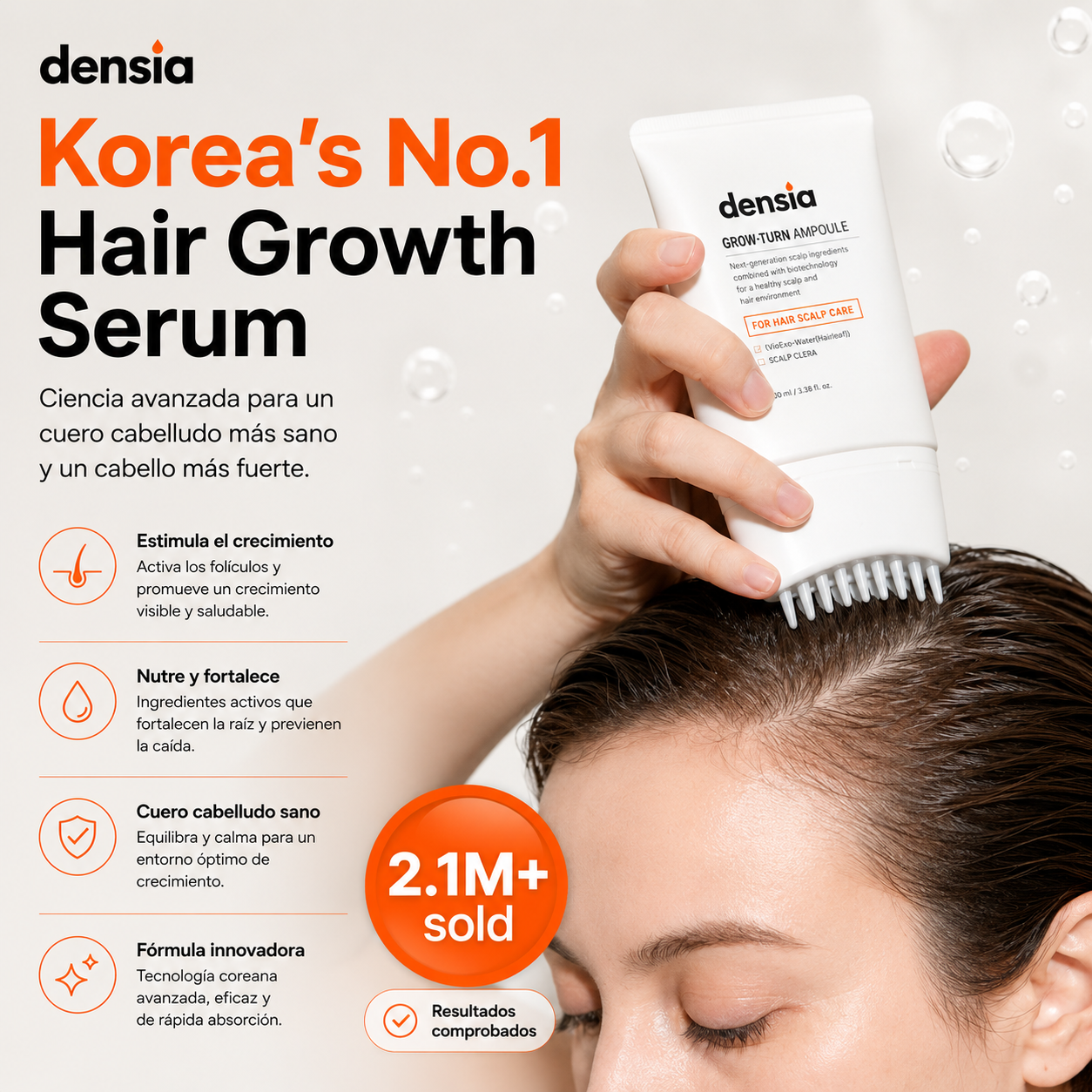 Densia · Sérum Anticaída y Densidad Capilar